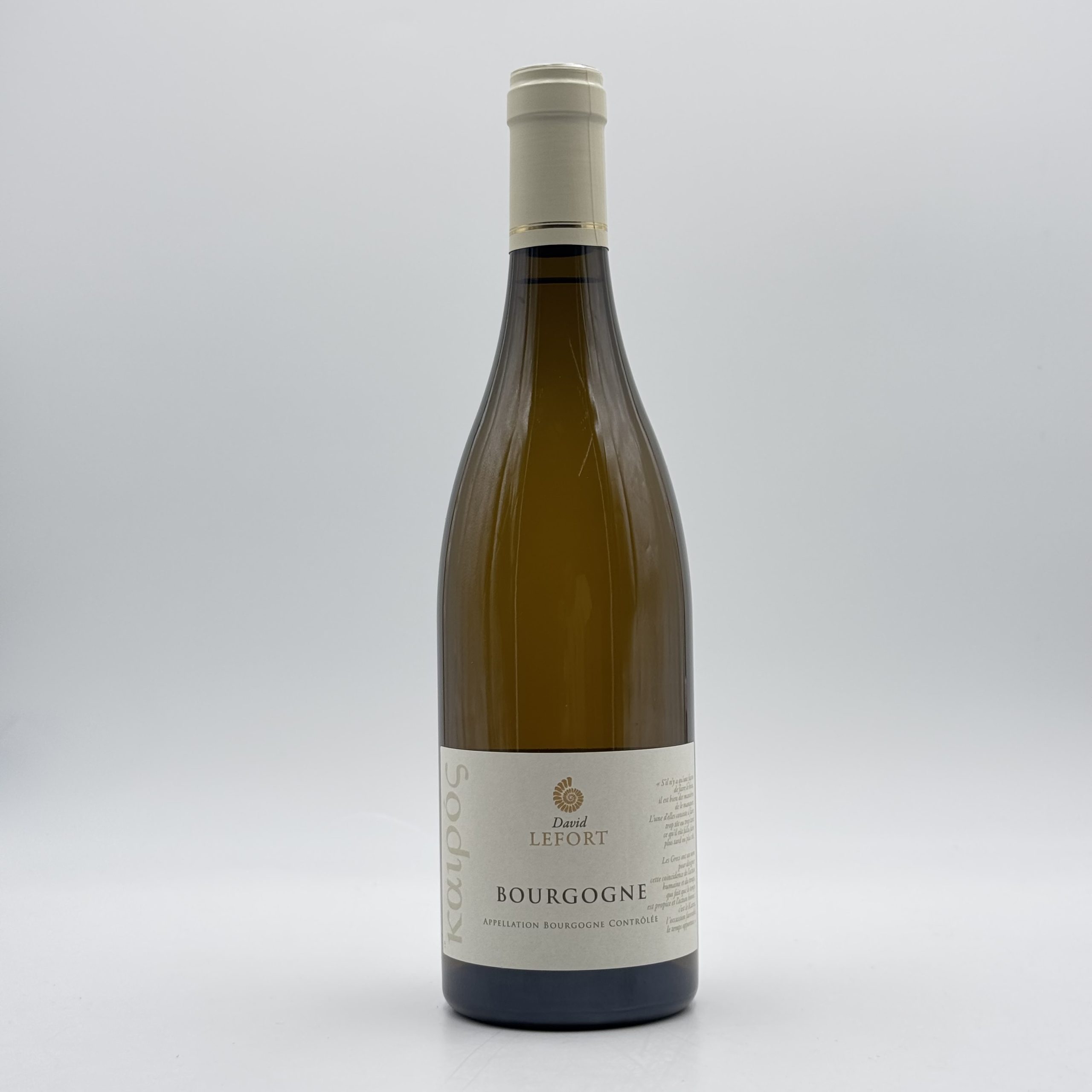 Bourgogne Blanc 2016 - David Lefort